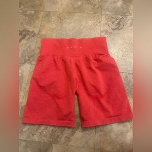Red NVGTN Shorts